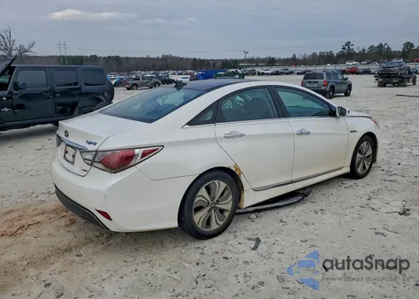 2015 Hyundai Sonata Hybrid из США, поврежденный, VIN KMHEC4A4XFA125527